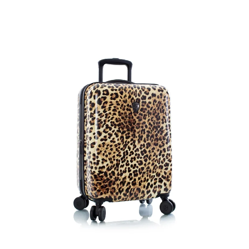 Leather - Trimmed Travel Laptop Sleeves in Burgundy for ProtectionBrown Leopard Fashion Spinner™ 21" Carry-on