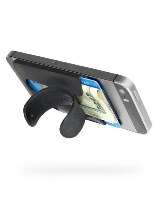 Travel Neck Pillow Covers in Soft Fleece in Gray for ComfortCabeau Mobilean  - 2 in 1 Card Holder and Smart Phone Stand