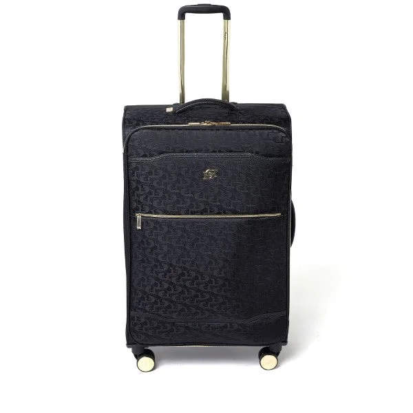 Travel Jewelry Organizers in Velvet with Multiple Compartments in PurpleDune London Oriel 78cm 4-Wheel Large Suitcase