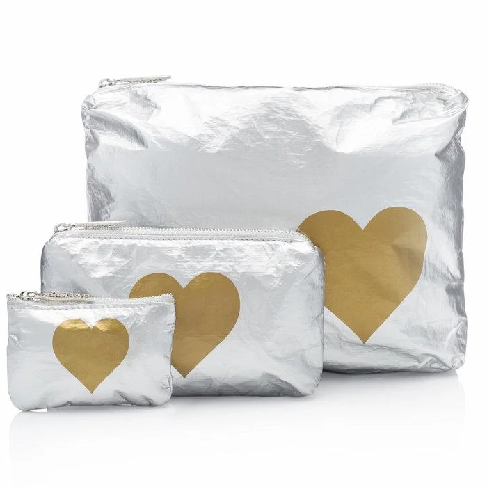 Silver/Gold Heart