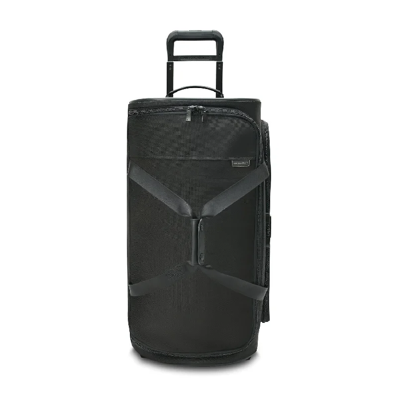 Waterproof Travel Duffel Bag Covers in Black for Protecting Your LuggageMedium 2-Wheel Duffle