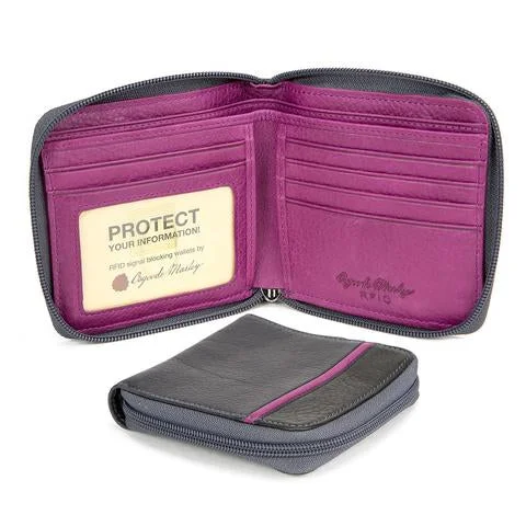 Compact Travel Umbrella Pouches in Navy Blue for Easy StorageOsgoode Marley RFID Square Wallet