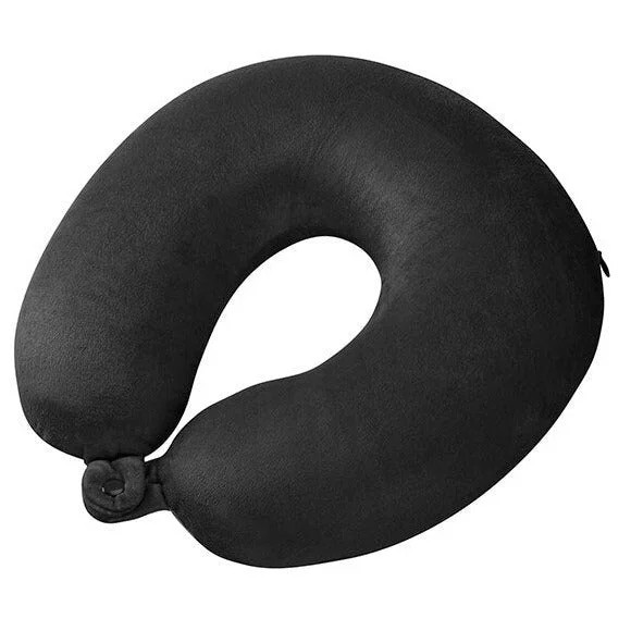 Travel Neck Pillow Covers in Soft Fleece in Gray for ComfortSamsonite Memory Foam Travel Pillow