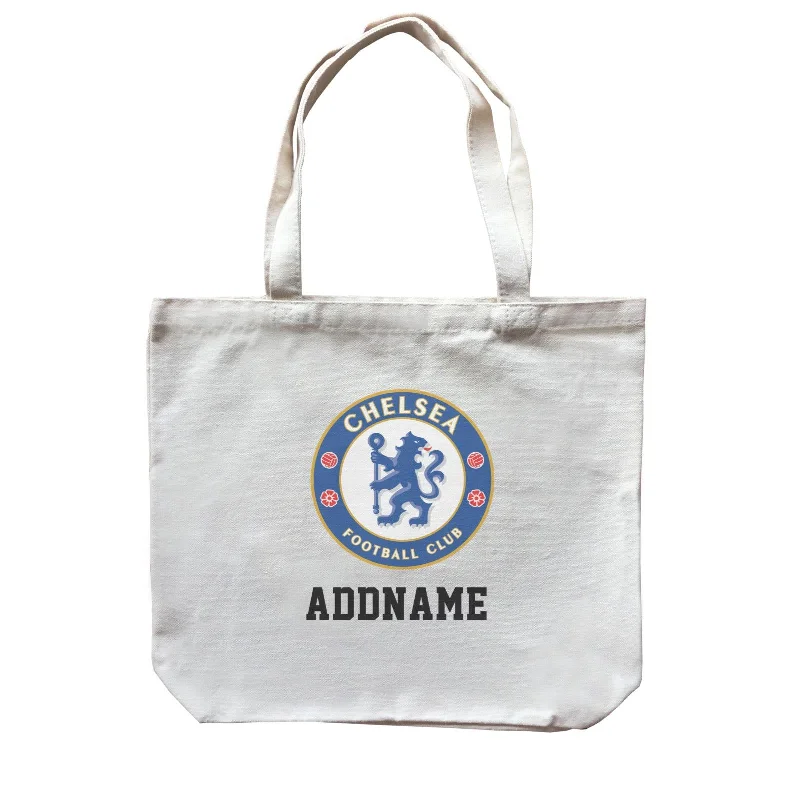 Minimalist Canvas Laptop Bag with Padded Interior for ProtectionChelsea Football Logo Addname Canvas Bag