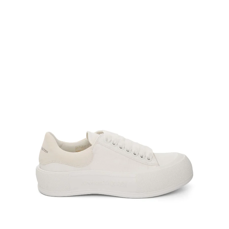 Deck Plimsoll in White