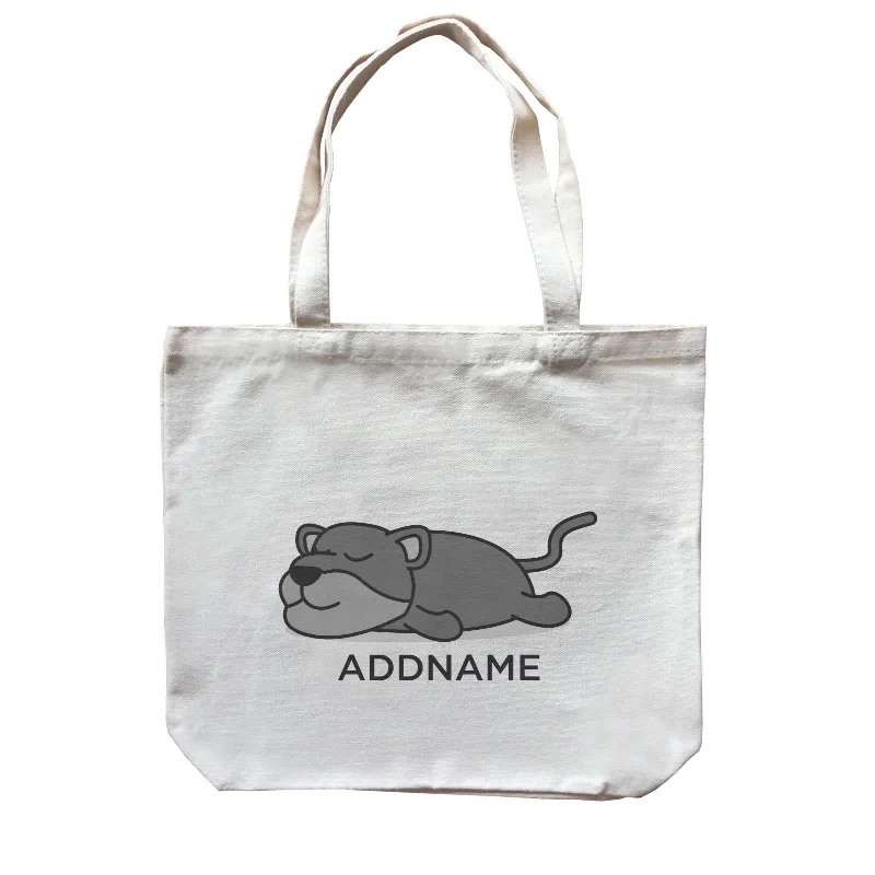 Foldable Canvas Shopping Bag for Easy Storage in Your CarLazy Black Panther Addname Canvas Bag