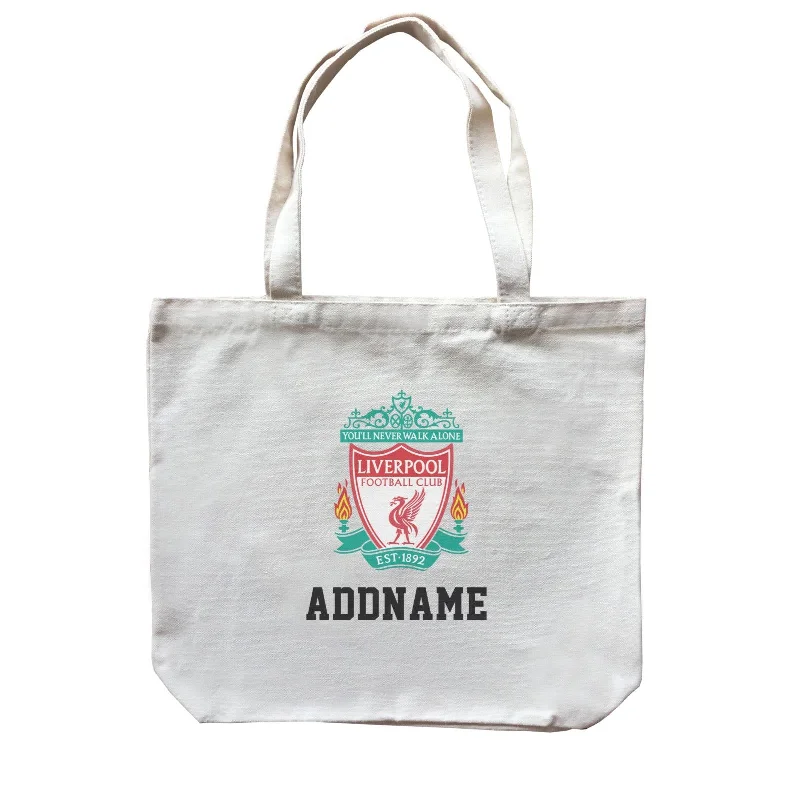 Canvas Art Supply Bag with Adjustable Dividers for ArtistsLiverpool Football Logo Addname Canvas Bag