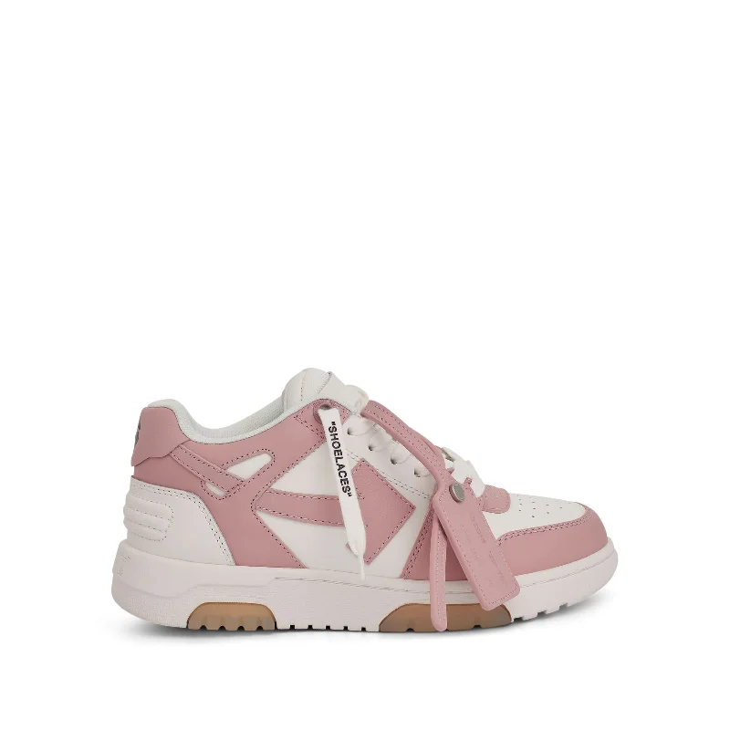 Women's Sneakers with Hidden Wedges for a Subtle Height Boost and Added StyleOut Of Office Sneaker in White/Pink