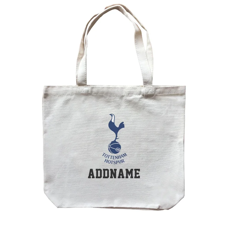 Canvas Beach Bag with Mesh Pockets for Sand - Free DryingTottenham Hotspur Football Logo Addname Canvas Bag