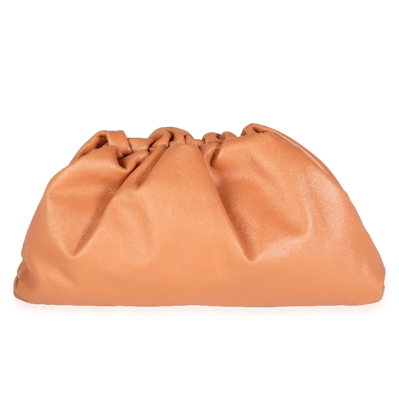 Geometric - Patterned PVC Evening Bag in Multicolor for Trendy Nights OutBottega Veneta Tan Calfskin Leather Pouch