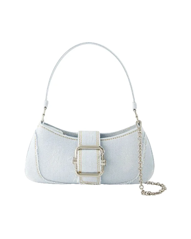 Brocle Small Shoulder Bag - Osoi - Cotton - Ice Denim