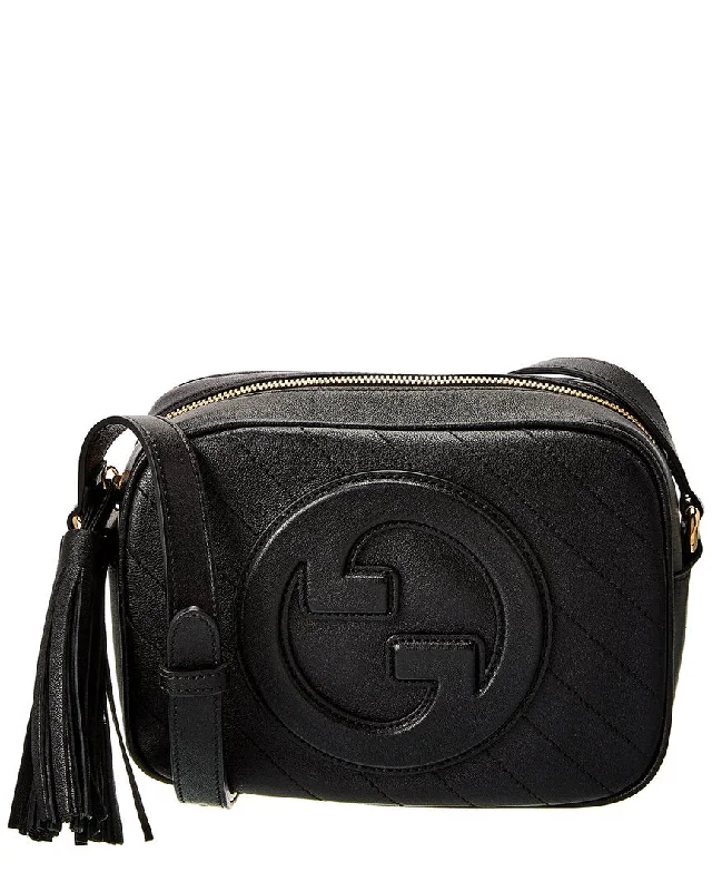 Crossbody Shoulder Bag in Black Leather with Gold Hardware for Night OutsGucci Blondie Small Leather Shoulder Bag