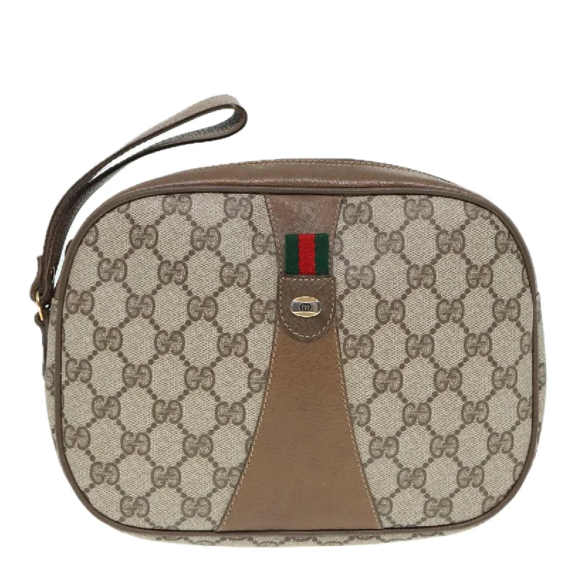 Geometric - Patterned PVC Evening Bag in Multicolor for Trendy Nights OutGucci Sherry  Canvas Clutch Bag (Pre-Owned)