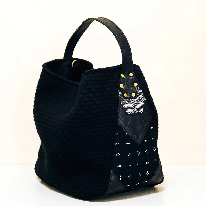 Metallic Shoulder Bag in Gold for Special Occasions[Limited Run] Buslo Medley Black