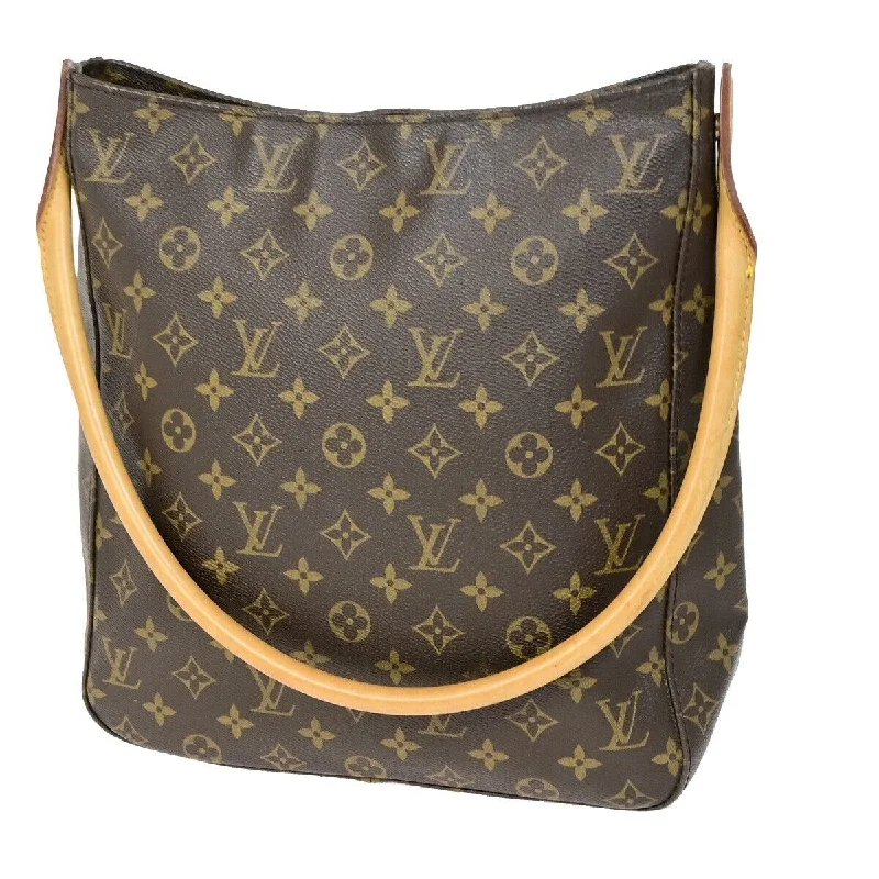 Pvc Shoulder Bag in Clear with Glitter for a Fun and Modern LookLouis Vuitton Looping Gm  Canvas Shoulder Bag (Pre-Owned)