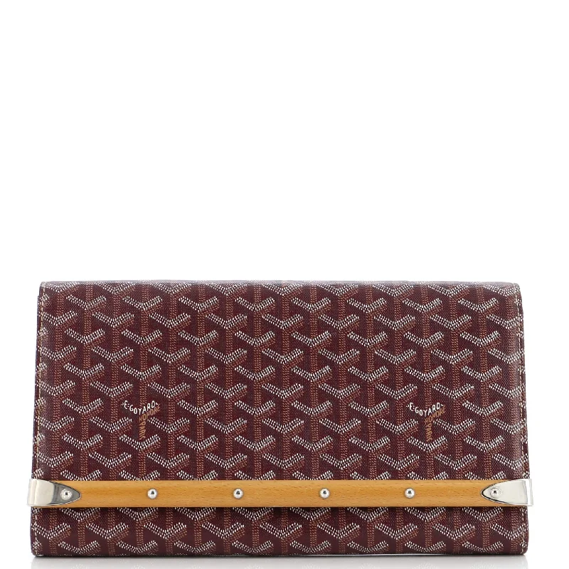 Geometric - Patterned PVC Evening Bag in Multicolor for Trendy Nights OutMonte Carlo Clutch Coated Canvas MM