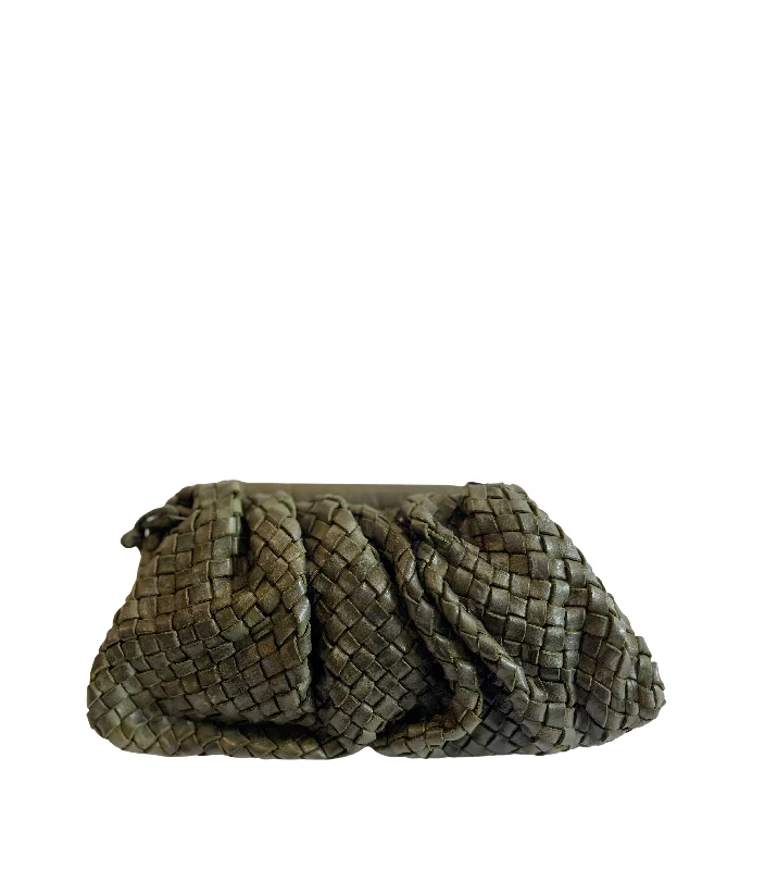 Quilted Leather Crossbody Bag in Cream for a Classic and Elegant AppearanceNoble Crossbody Olive