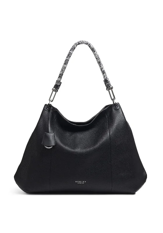 Pvc Shoulder Bag in Clear with Glitter for a Fun and Modern LookRadley London Cuba Street Large Shoulder Bag, Black