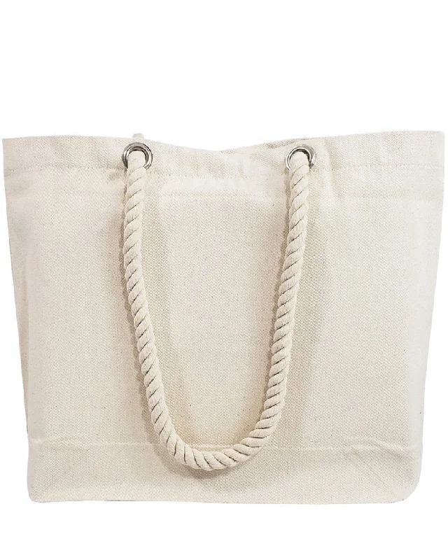 Recycled Canvas Shoulder Bag for Eco - Conscious ConsumersRope Handle Canvas Bags - RP200