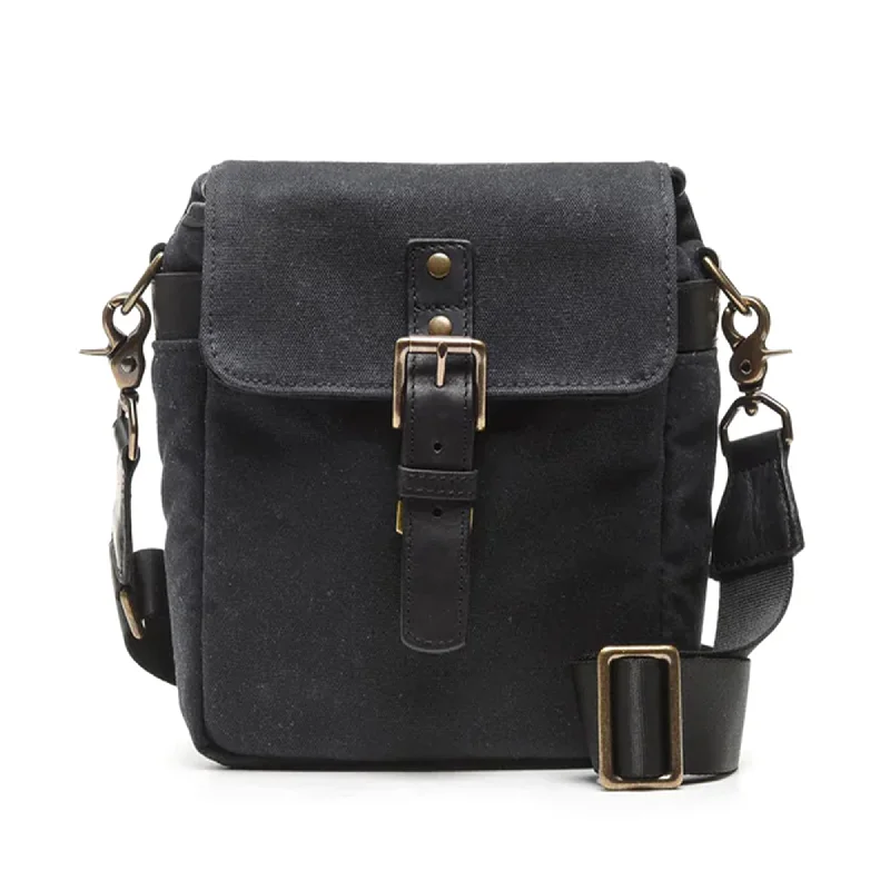 Metallic Shoulder Bag in Gold for Special OccasionsONA Bond Street Messenger Bag, Waxed Canvas - Black