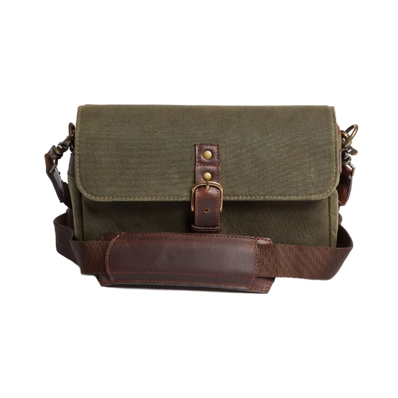 Pvc Shoulder Bag in Clear with Glitter for a Fun and Modern LookONA Bowery Messenger Bag, Waxed Canvas - Olive