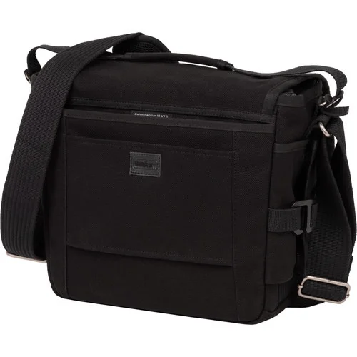 Leather Shoulder Bag with Magnetic Closure in Black for Quick AccessThink Tank Photo Retrospective 10 V2.0 Shoulder Bag (Black)