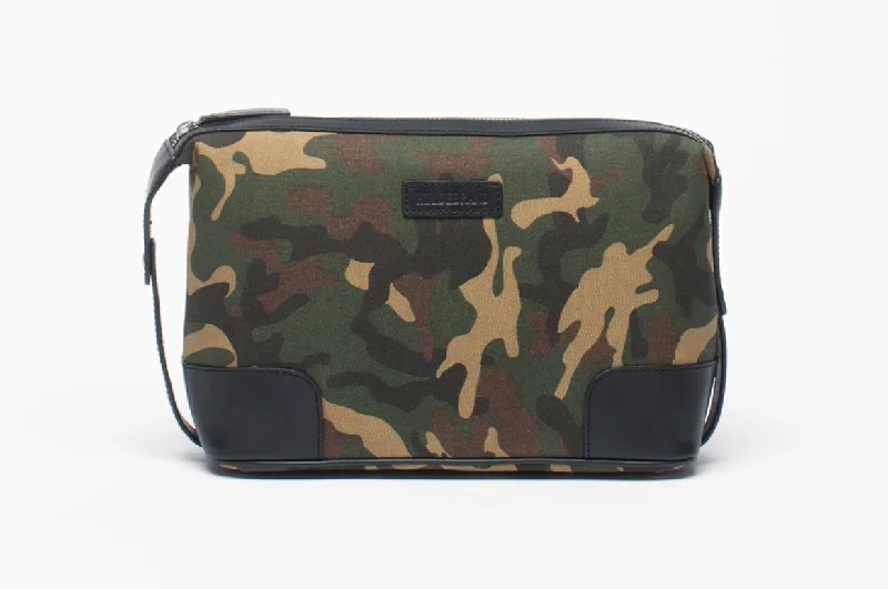 Foldable Canvas Shopping Bag for Easy Storage in Your CarToiletry Bag Camouflage