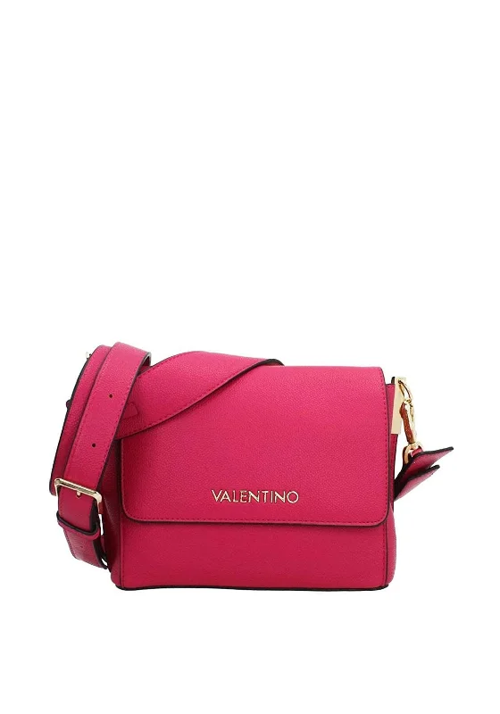 Crossbody Shoulder Bag in Black Leather with Gold Hardware for Night OutsValentino Handbags Logo Shoulder Bag, Japanise Pink