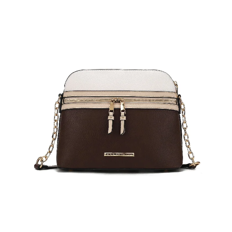 Medium - sized Canvas Crossbody Bag in Beige with Floral Print for Spring OutingsKarelyn Crossbody Bag