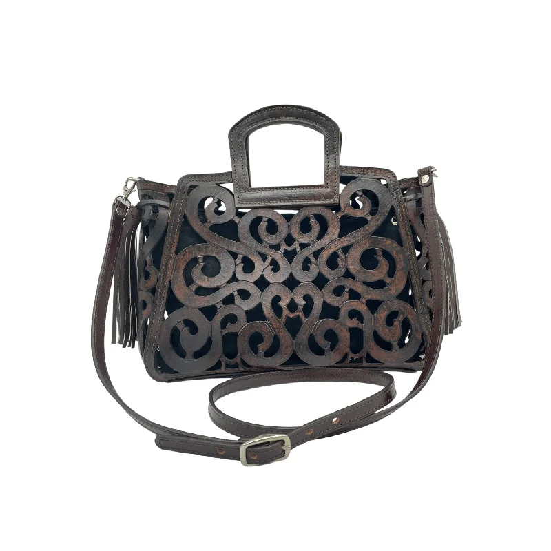 Women's Crossbody Bag with Chain Strap in Gold for a Glamorous TouchMusical Notes Crossbody